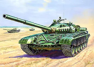 Zvezda 3552 T-72A Russian main battle tank Commander Maintenant