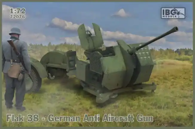 Prix Réduit IBG 72076 Flak 38 - German Anti Aircraft Gun
