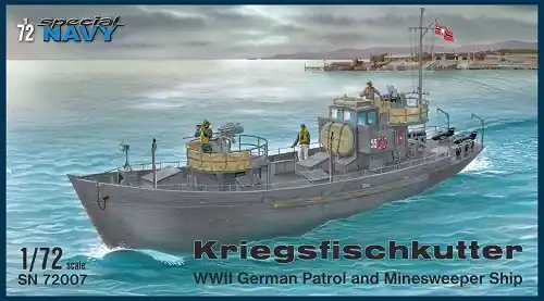 Marque Special Navy 72007 Kriegsfischkutter - German WIWII Patrol and Minesweeper Ship