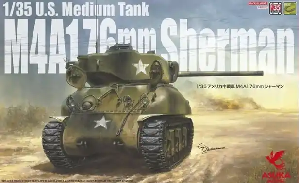 Affaire À Saisir Asuka model 35-047 U.S. Medium Tank M4A1 76mm Sherman