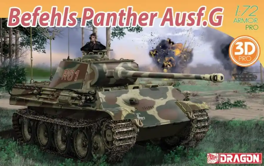 Dragon 7698 Befehls Panther Ausf.G Retour Gratuit