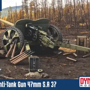 Dynamo-Models 35DM004 French Anti-Tank Gun 47 mm S.A 37 Standard Version (3D-Printed) Livraison Express