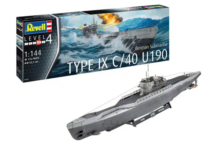 Livraison Express Revell 05167 German Submarine Type IX C/40 U190