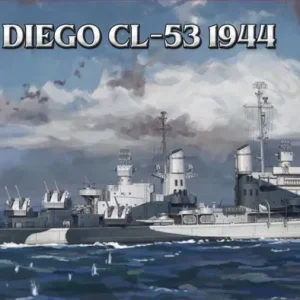 Expédition Rapide Vee Hobby V57012 USS San Diego CL-53 1944