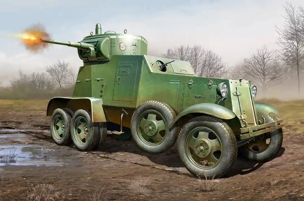 Hobby Boss 83838 Soviet BA-3 Armor Car Expédition Rapide