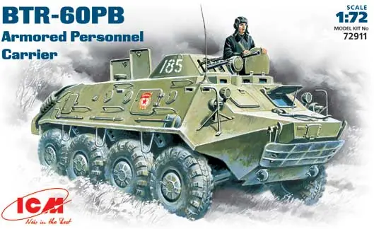 ICM 72911 BTR-60PB Armored Personnel Carrier Authentique