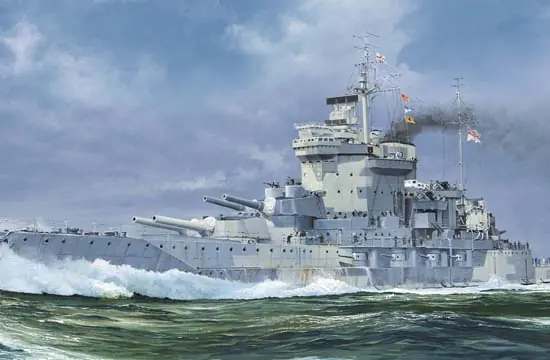 Expédié Aujourd'hui Trumpeter 05795 HMS Warspite 1942