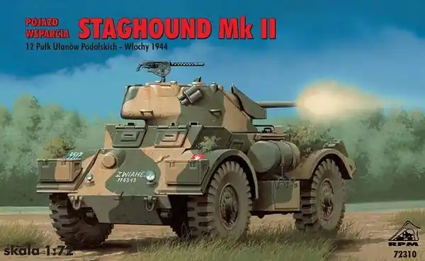 RPM 72310 Staghound Mark II (12 Pułk Ułanów Podolskich, Włochy 1944) Marque