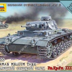 Zvezda 6119 German Medium Tank Pz.Kp.fw. III Ausf. G Vente Flash