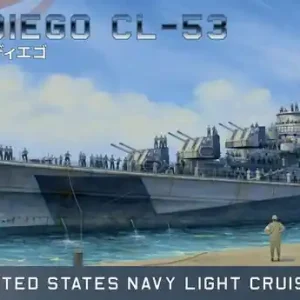 Certifié Aotori Bunka AT35013 US Light Cruiser USS San Diego CL-53 (Aotori Bunka Brand)