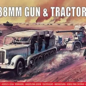 Airfix 02303V 88mm Flak Gun& Tractor Meilleur Prix