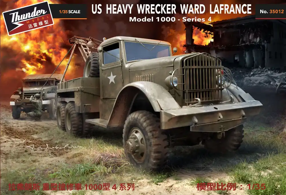 Bon Plan Thunder Models 35012 Ward LaFrance - US Heavy Wrecker Model 1000 Series 4