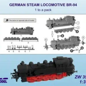 NIKO MODEL ZW3531G German Steam Locomotive BR-94 Must-Have
