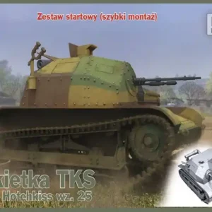 Authentique IBG E3504 Tankietka TKS z CKM Hotchkiss wz. 25 - Zestaw startowy szybki montaż