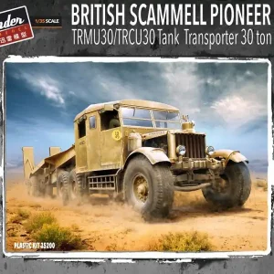Commander Maintenant Thunder Models 35200 British Scammell Pioneer TRMU30/TRCU30 Tank Transporter 30 ton