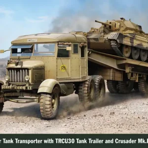 Expédié Aujourd'hui IBG 72106 Scammell Pioneer Tank Transporter With TRCU30 Tank Trailer And Crusader Mk.I/II Tank