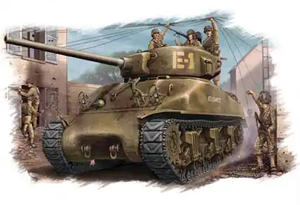 Hobby Boss 84801 U.S M4A1 76(W) TANK Prix Promo