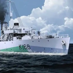 Black Cat Models 700006b HMCS Snowberry (K166) - Flower Class Corvette Nouvelle Collection