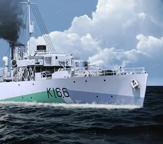Black Cat Models 700006b HMCS Snowberry (K166) - Flower Class Corvette Nouvelle Collection