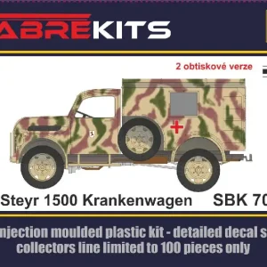 Satisfait Ou Remboursé Sabre Kits 7028 Steyr 1500 Krankenwagen