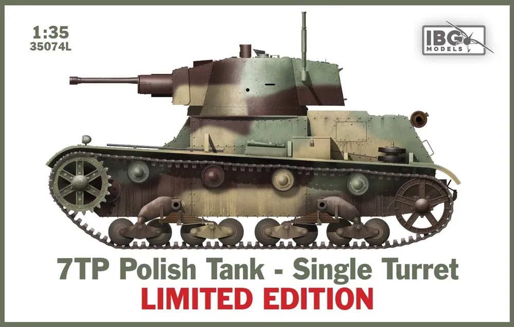IBG 35074L 7TP Polish Tank - Single Turret LIMITED EDITION Remise