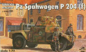 RPM 72301 Pz Spahwagen P 204 (f) French WWII Armored Car with CDM turret Produit De Marque