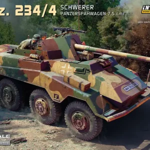 Certifié MiniArt 35427 Sd.Kfz.234/4 Schwerer Panzerspahwagen 7,5 cm Interior Kit