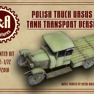 F&A Miniatures 72018 Polish Truck Ursus A Tank Transport Version Meilleure Vente