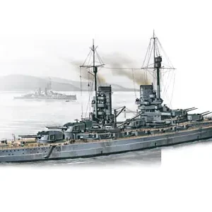 Commande En Gros ICM S001 WWI German battleship König model kit