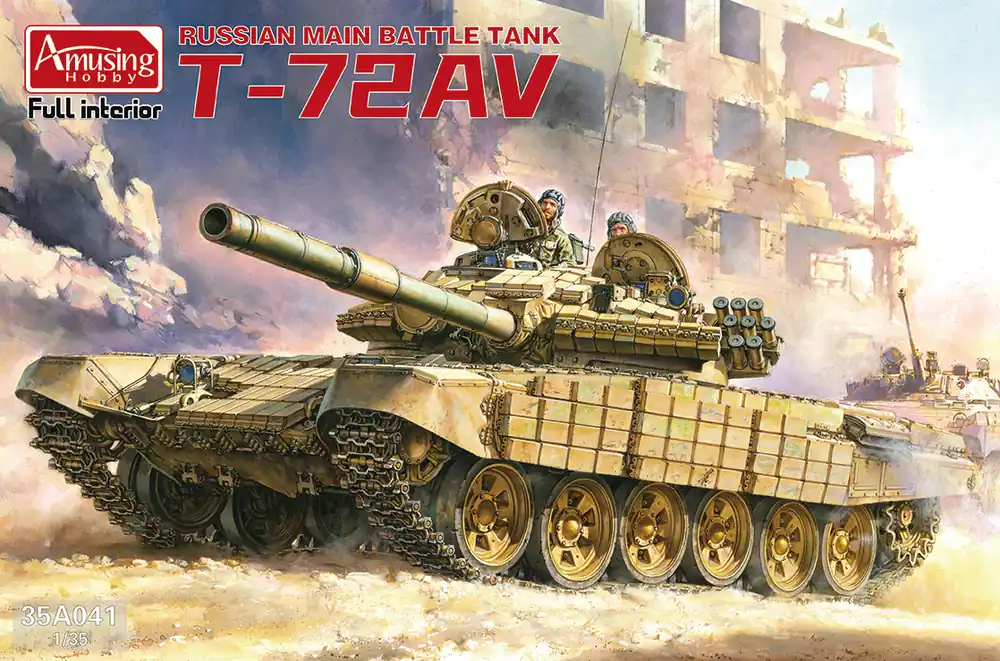 Livraison Express Amusing Hobby 35A041 Russian Main Battle Tank T-72 AV