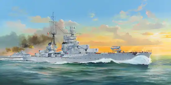Trumpeter 05347 Italian Heavy Cruiser Zara Réduction