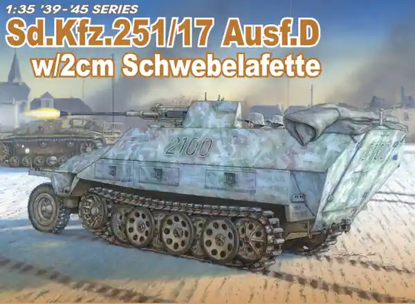 Dragon 6292 Sd.Kfz.251/17 Ausf.D w/2cm Schwebelafette Offre Spéciale