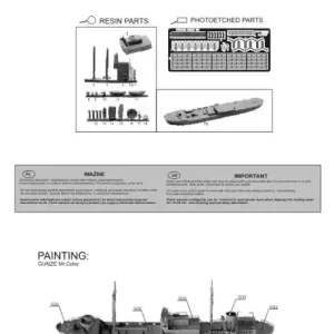 Quantité Limitée NIKO MODEL 7062 Japanese Auxiliary Food Supply Ship - Suruga Maru 1943