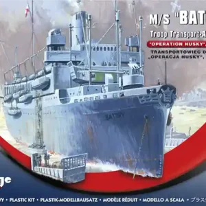 Mirage-Hobby 500801 M/S ‘Batory‘ Troop Transport-Attack Ship ‘Operation Husky‘, July 1943 Quantité Limitée