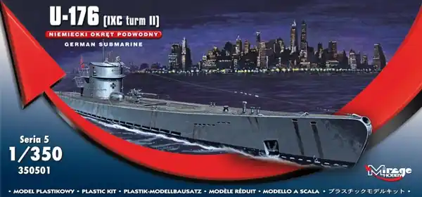 Mirage-Hobby 350501 U-176 U-boot type IXC German Submarine Turm II Affaire À Saisir