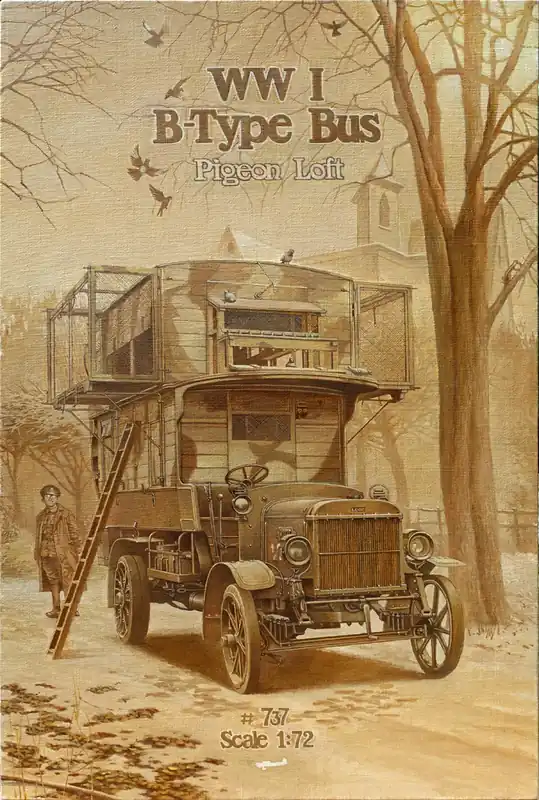 Quantité Limitée Roden 737 World War I Type B Bus Pigeon Loft