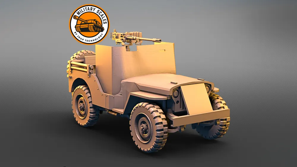 Expédition Rapide IDAP Technology PMI0088B Jeep Willys armored 1