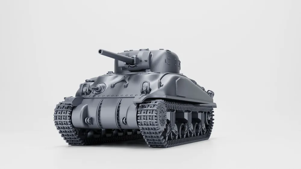 EMP3D 72012433 Czołg średni Grizzly Mk.I (M4A1 Sherman) - zamknięty właz Réduction