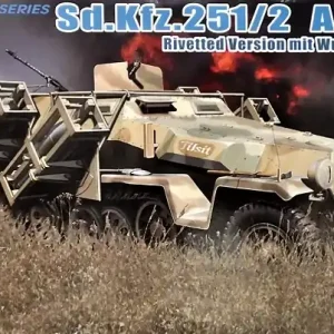 Dragon 6966 Sd.Kfz.251/2 Ausf.C Rivetted Version mit Wurfrahmen 40 Top Vente