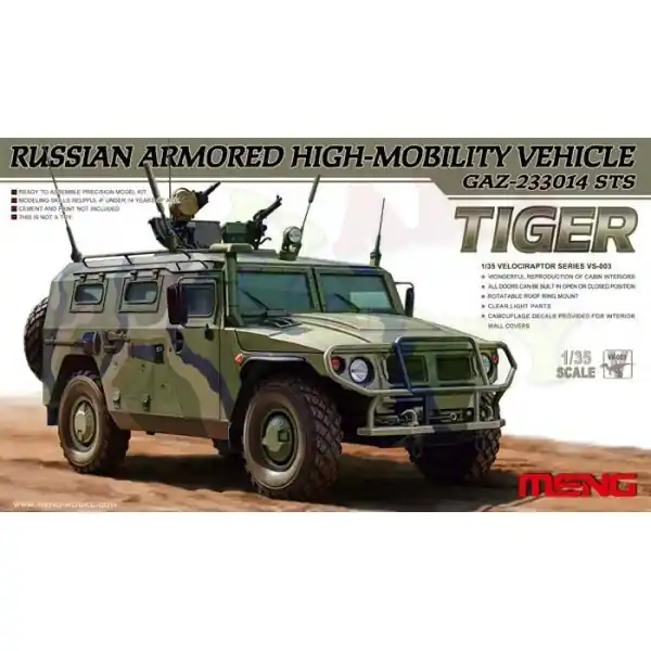 Offre Spéciale Meng Model VS003 GAZ-233014 Sts Tiger