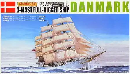 Prix Promo Aoshima 04260 3-Mast Full-Rigged Ship Danmark