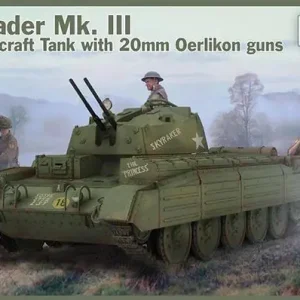 Populaire IBG 72070 Crusader Mk. III Anti Aircraft Tank with 20mm Oerlikon guns