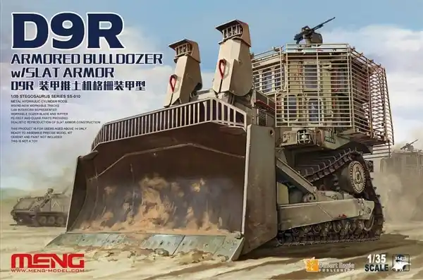 Meng Model SS010 D9R Armored Bulldozer w/Slat Armor Soldes