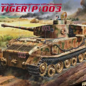 Bon Plan Amusing Hobby 35A051 Tiger P 003 Sd.Kfz. 181 Panzerkampfwagen VI P w/ Zimmerit