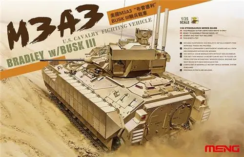 Offre Spéciale Meng Model SS006 M3A3 Bradley w/BUSK III