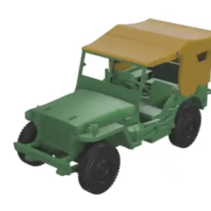 L‘Arsenal 2.0 3D144072 Jeep Willys covered x 5 Commander Vite