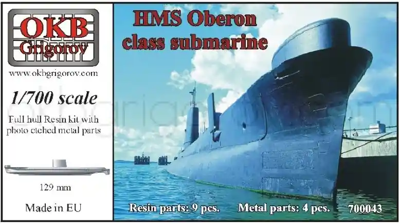 Nouvel Arrivage OKB Grigorov N700043 HMS Oberon class submarine