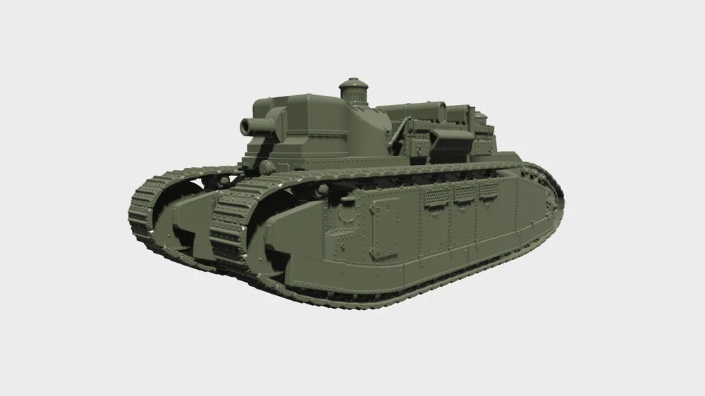 EMP3D 72011734 Superciężki czołg Char 2c (FCM) Petit Prix