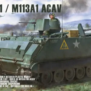 Jusqu'à Épuisement Des Stocks Andy‘s Hobby Headquarters 009 M113A1 / M113A1 ACAV Armored Personnel Carrier (2 In 1 Kit)