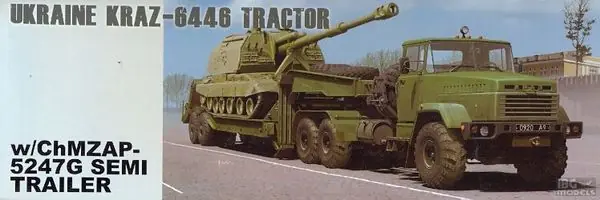 Commander Maintenant Takom 2019 Ukraine Kraz-6446 Tractor